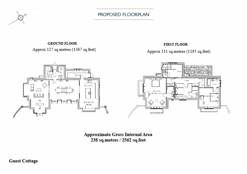 Floorplans For Dock Lane, Beaulieu, SO42