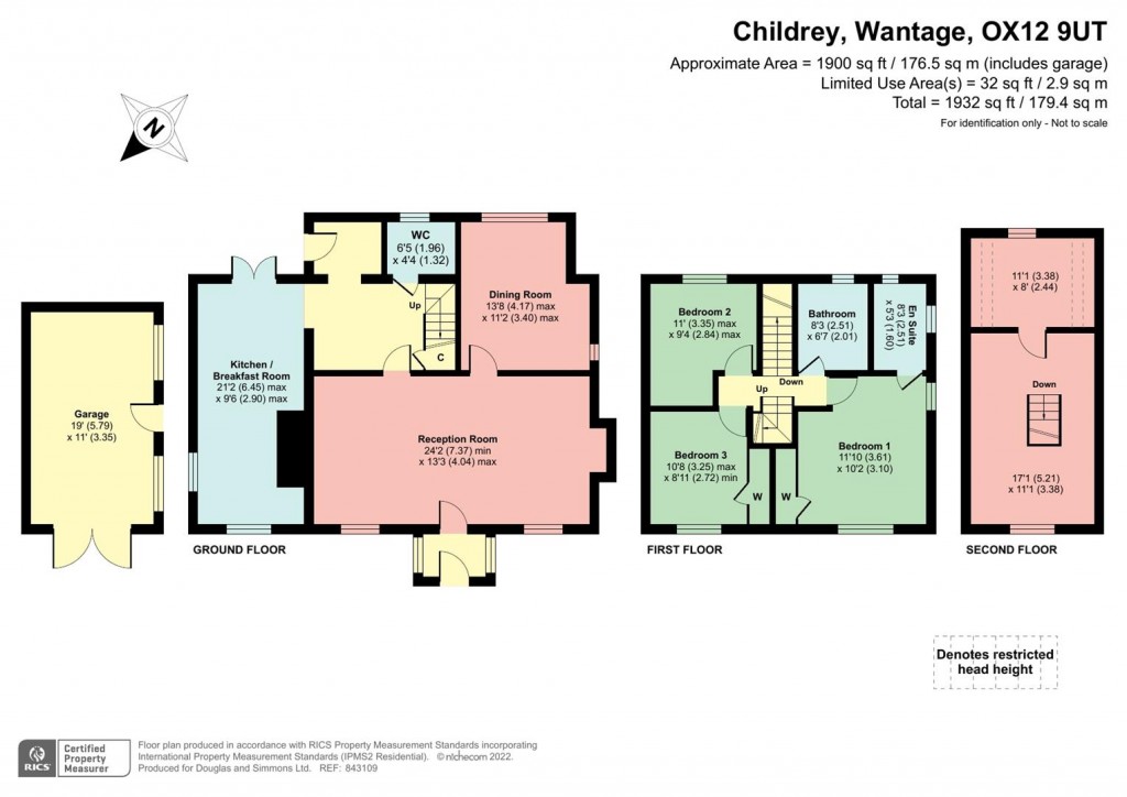 Floorplans For Chapel Way, Childrey, Wantage