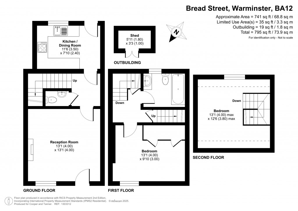Floorplans For Bread Street, Warminster, Wiltshire