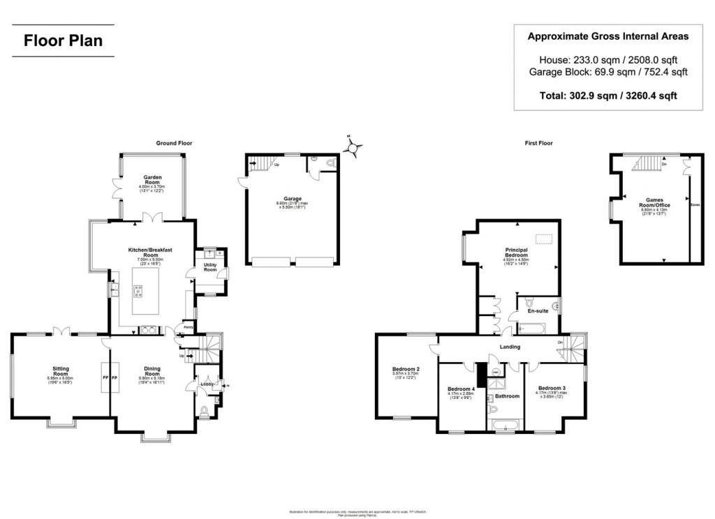 Floorplans For Forest View, Brockenhurst, SO42