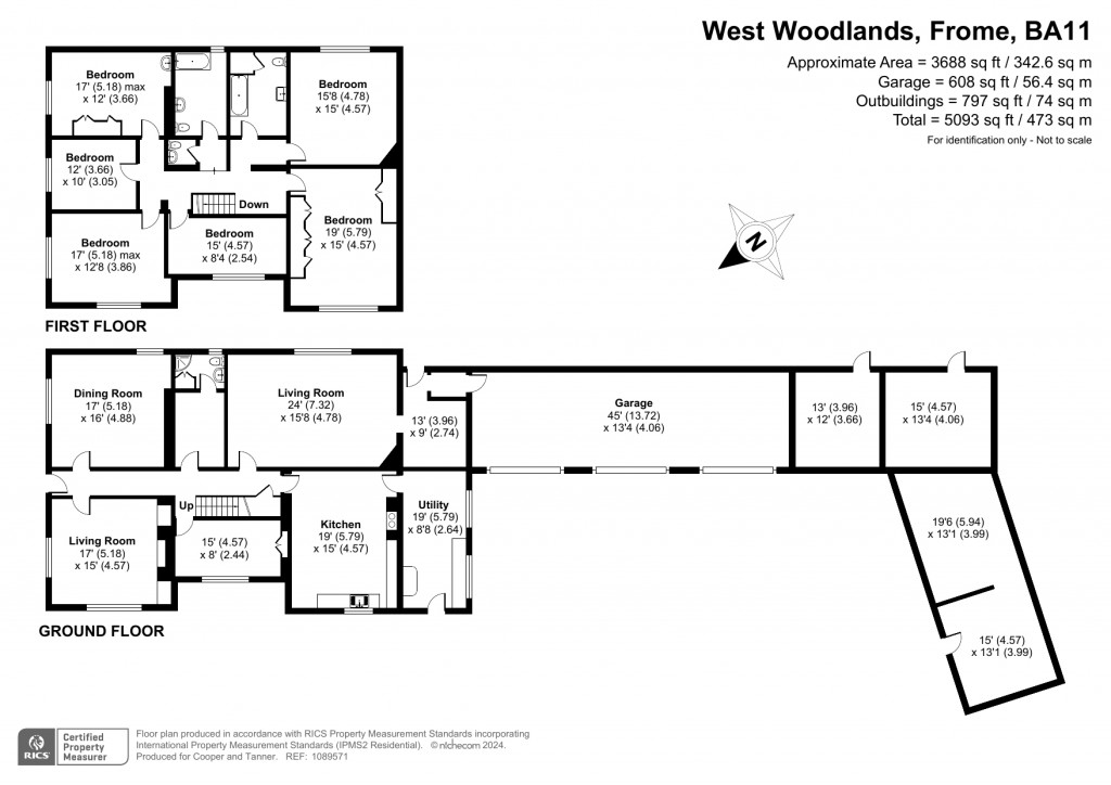 Floorplans For West Woodlands, Somerset