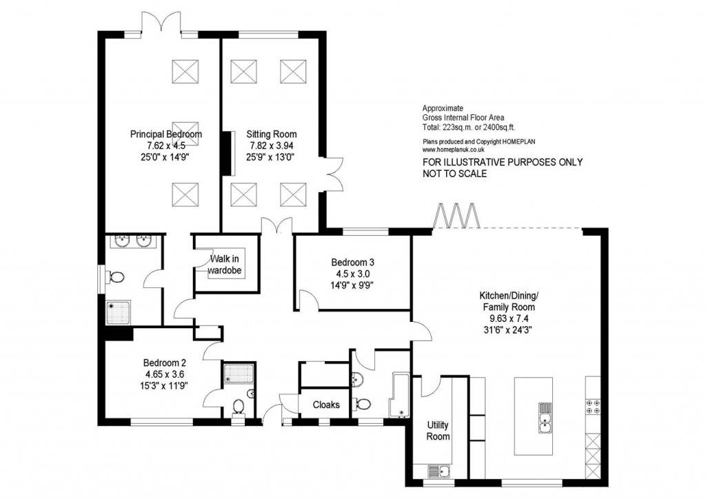 Floorplans For Downton Lane, Downton, Lymington, SO41