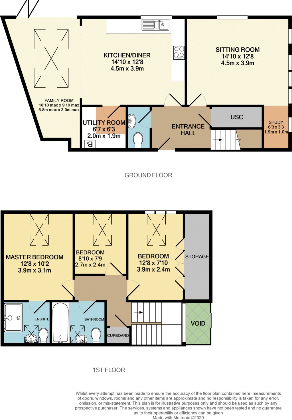 Floorplans For Trinity Close, Paulton, Somerset