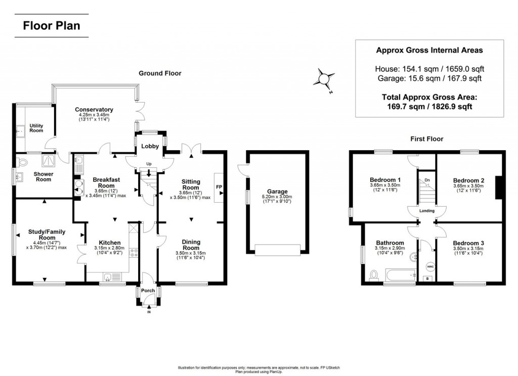 Floorplans For Tiptoe Road, New Milton, BH25