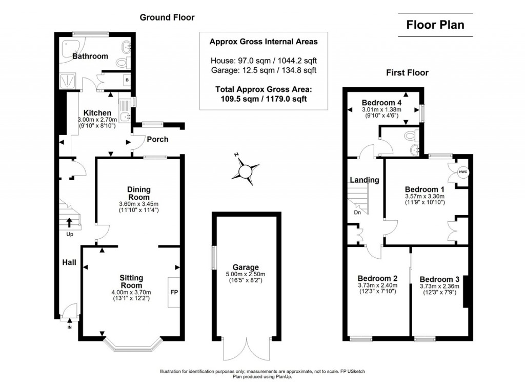 Floorplans For Tattenham Road, Brockenhurst, SO42