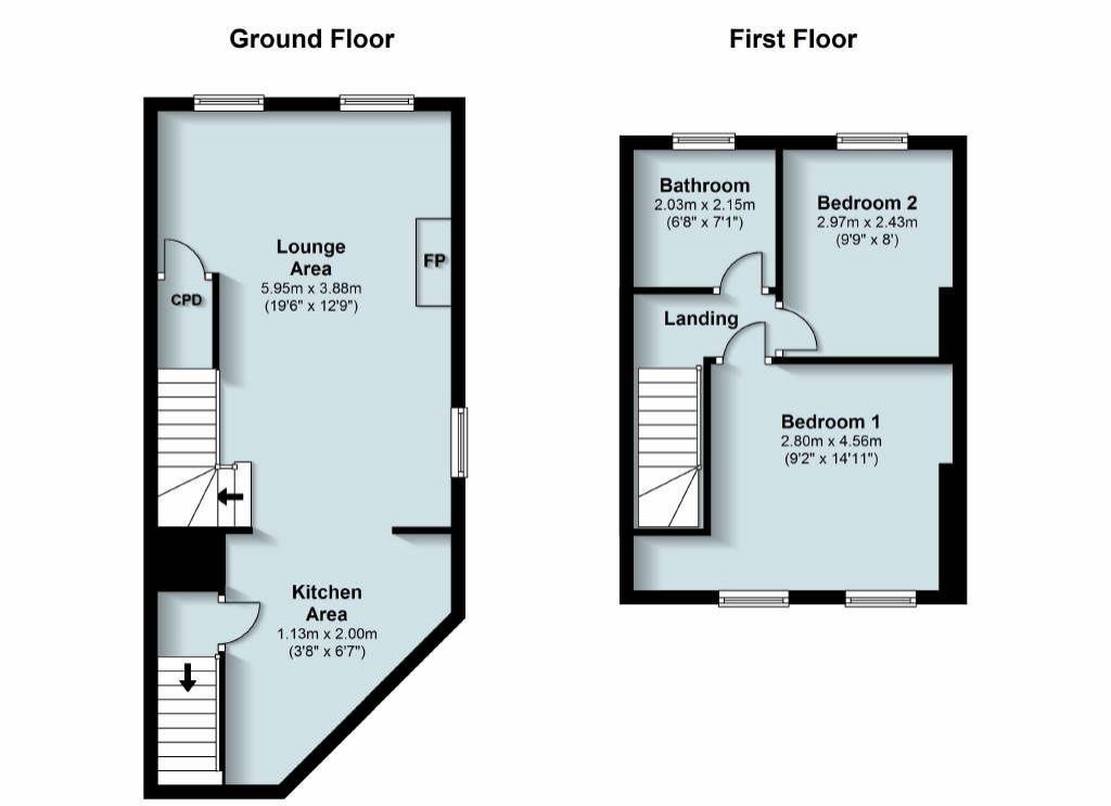 Floorplans For High Street, Yelvertoft, Northampton