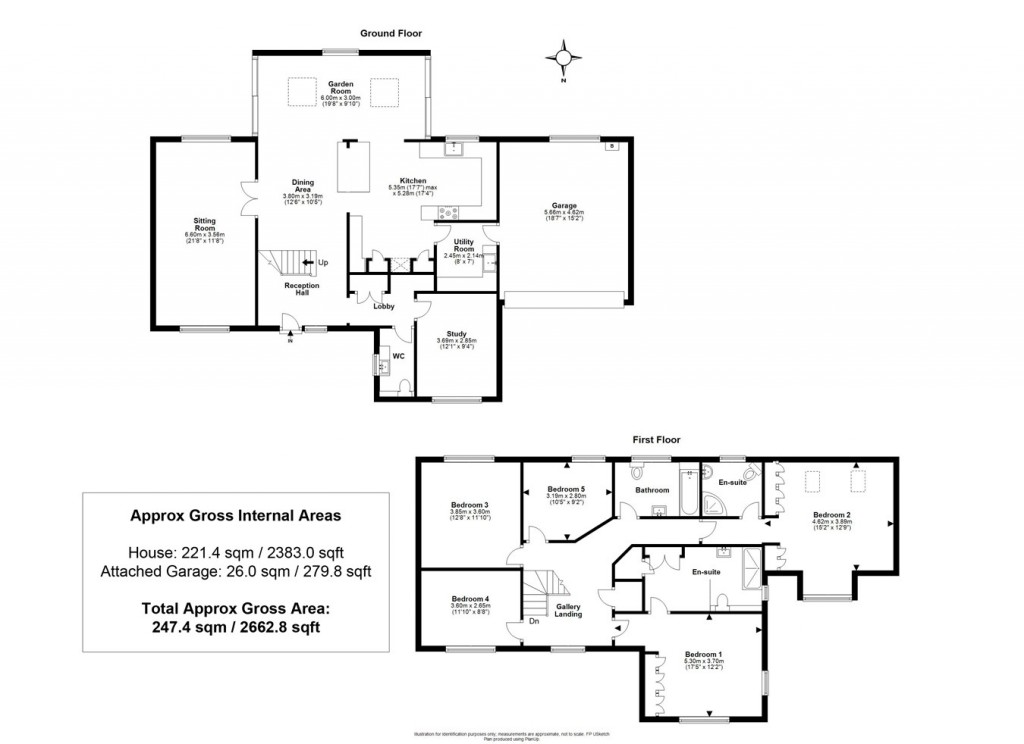 Floorplans For Conference Place, Lymington, SO41