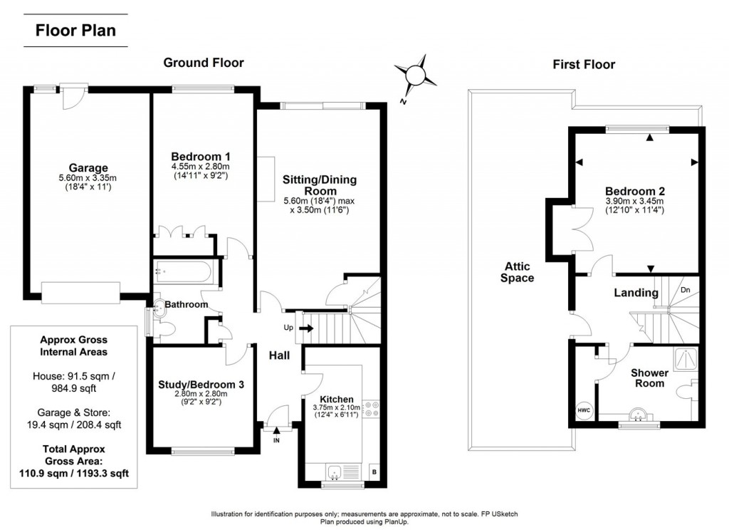Floorplans For Woodley Gardens, Lymington, SO41
