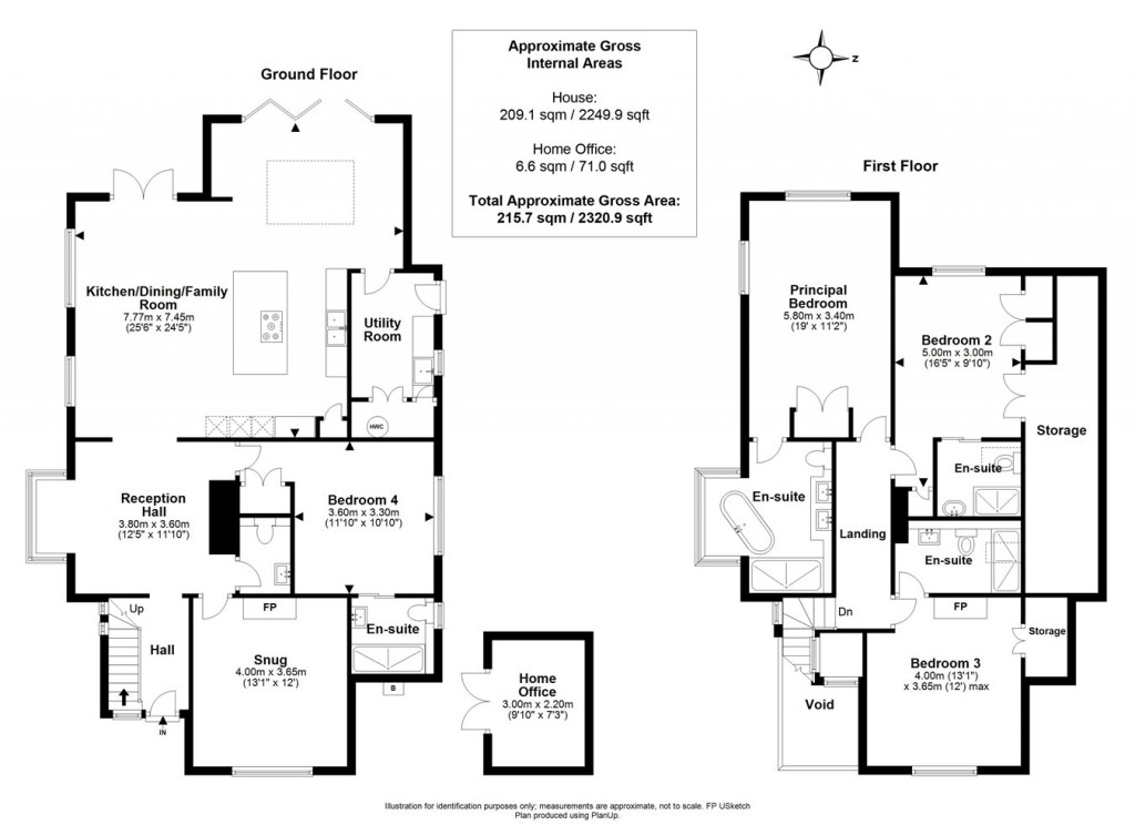 Floorplans For Grove Pastures, Lymington, SO41