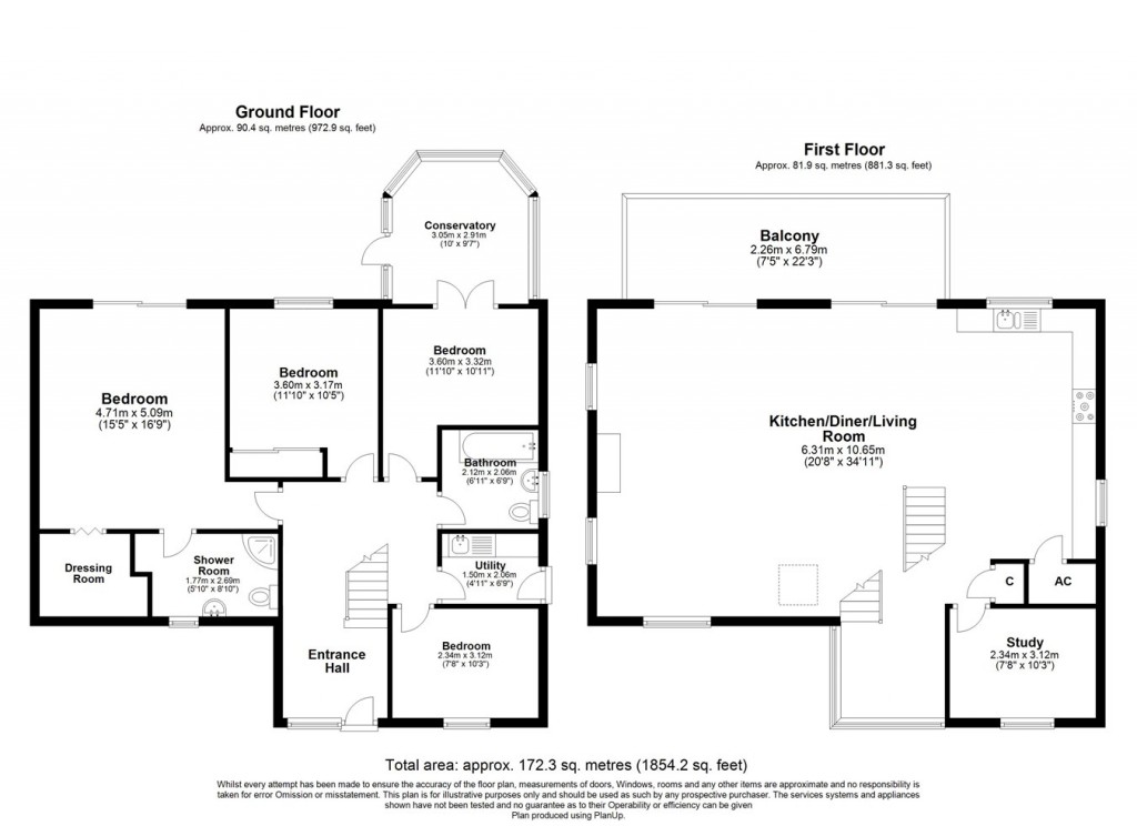 Floorplans For North Poulner Road, Ringwood, BH24