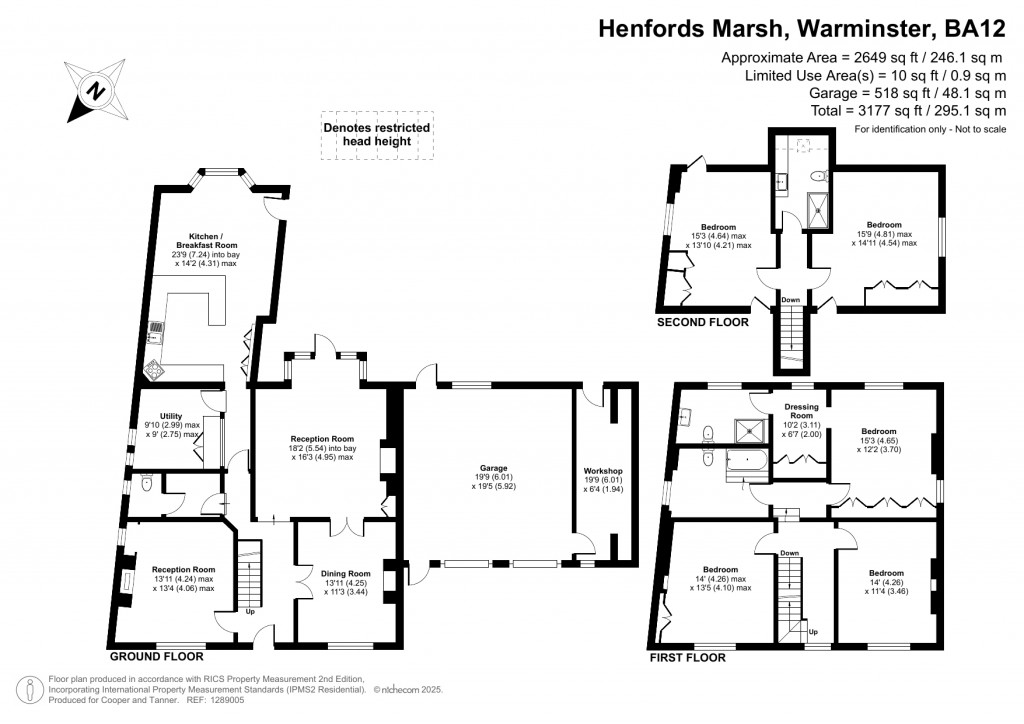 Floorplans For Henfords Marsh, Warminster, Wiltshire