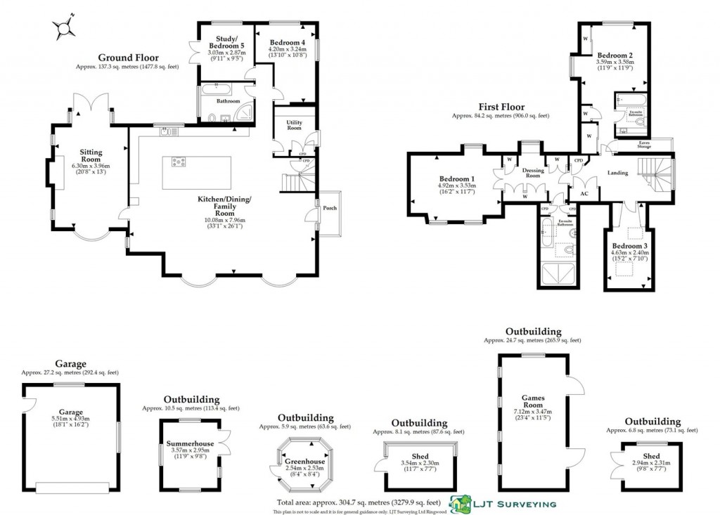 Floorplans For Burley Street, Burley, Ringwood, BH24