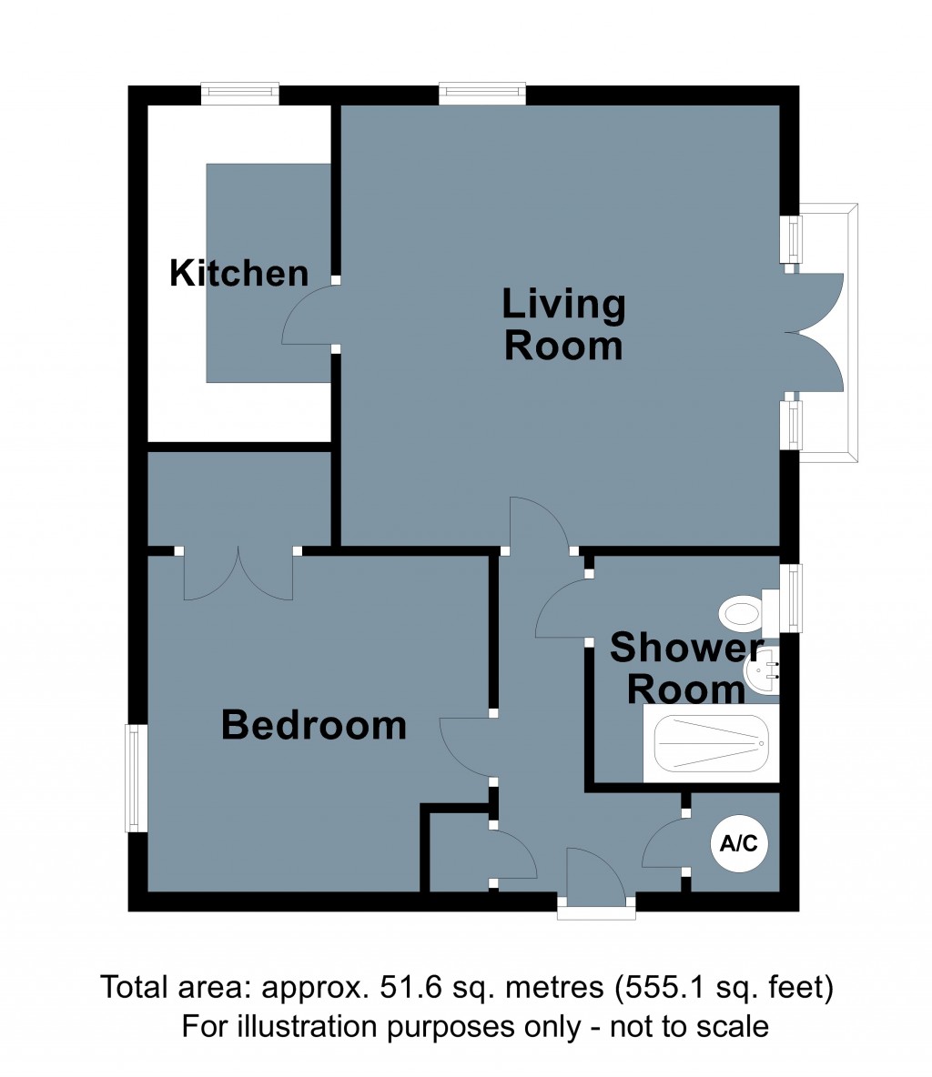 Floorplans For St Martins Way, Battle, East Sussex