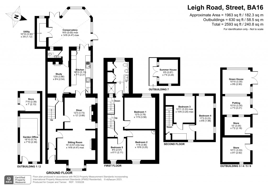 Floorplans For Leigh Road, Street, Somerset