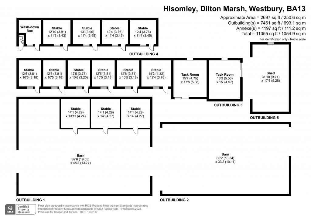 Floorplans For Hisomley, Dilton Marsh, Wiltshire