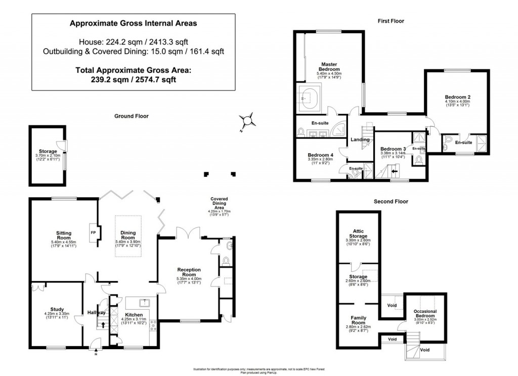 Floorplans For 1 Grove Road, Lymington, SO41