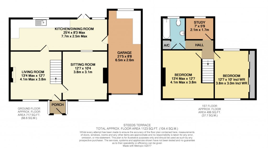 Floorplans For Steeds Terrace, Benter, Somerset