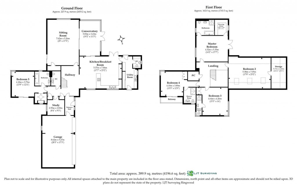 Floorplans For Egmont Drive, Avon Castle, Ringwood, BH24