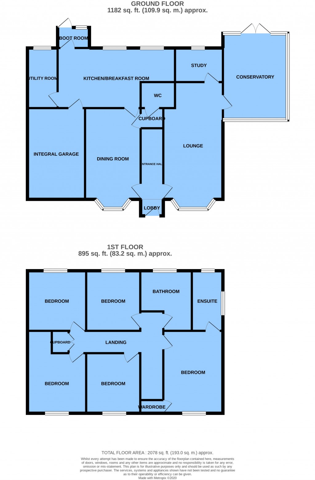 Floorplans For High Street, NINFIELD, East Sussex