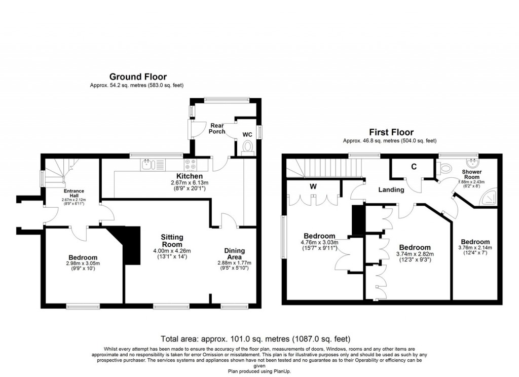 Floorplans For Castle Street, Cranborne, Wimborne, BH21