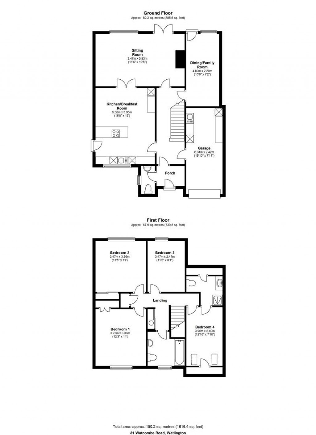 Floorplans For WATLINGTON