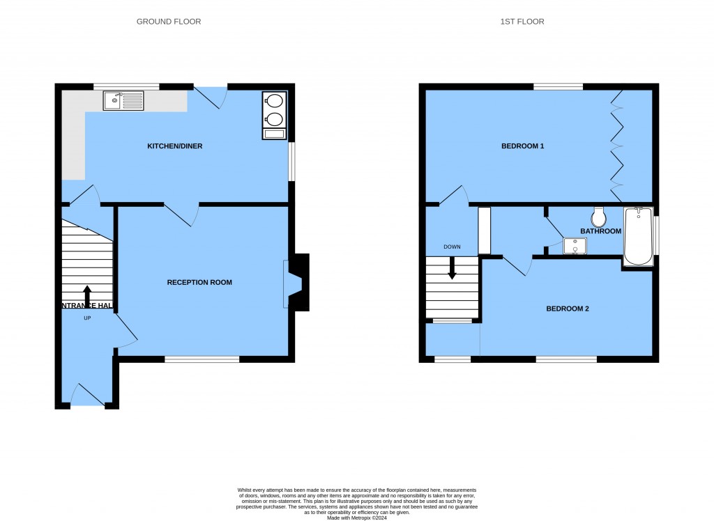 Floorplans For Manchester Road, Ninfield, East Sussex