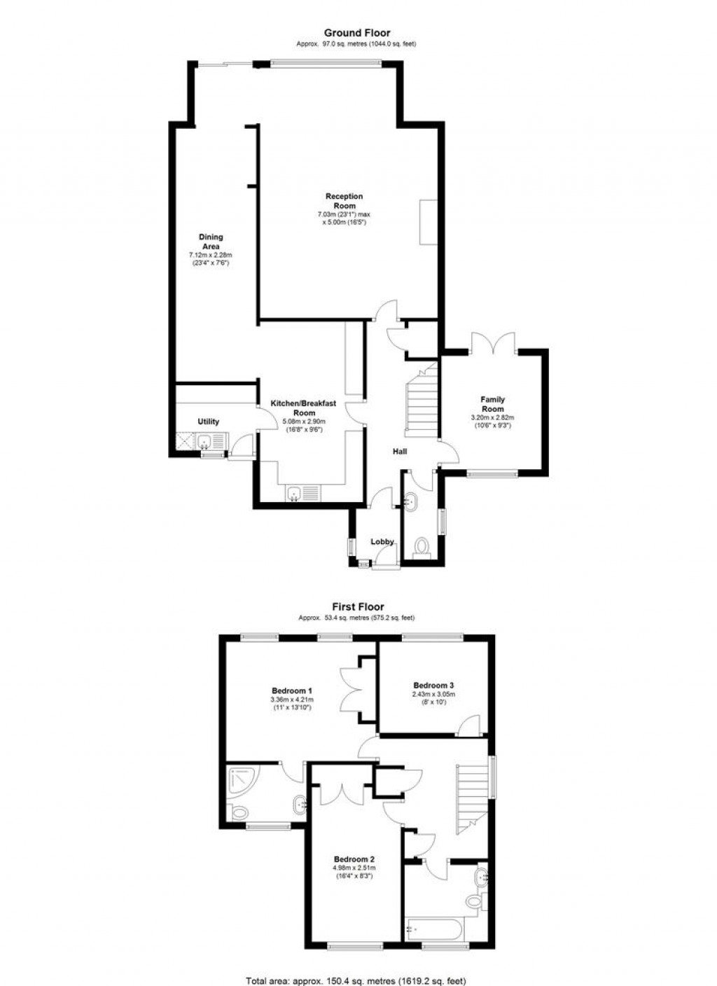 Floorplans For Britwell Road, Watlington