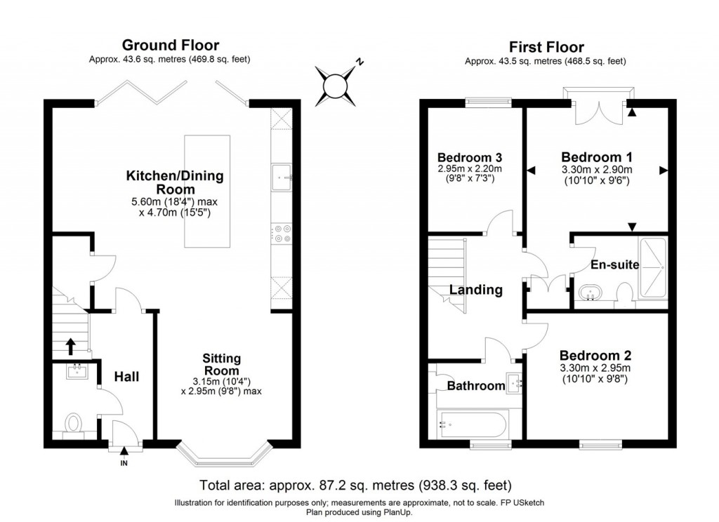 Floorplans For Connaught Place, Brockenhurst, SO42