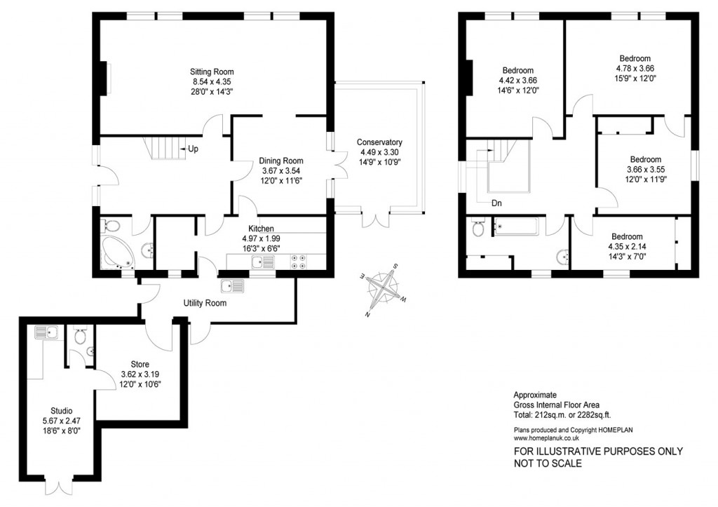 Floorplans For Stanley Road, Lymington, SO41