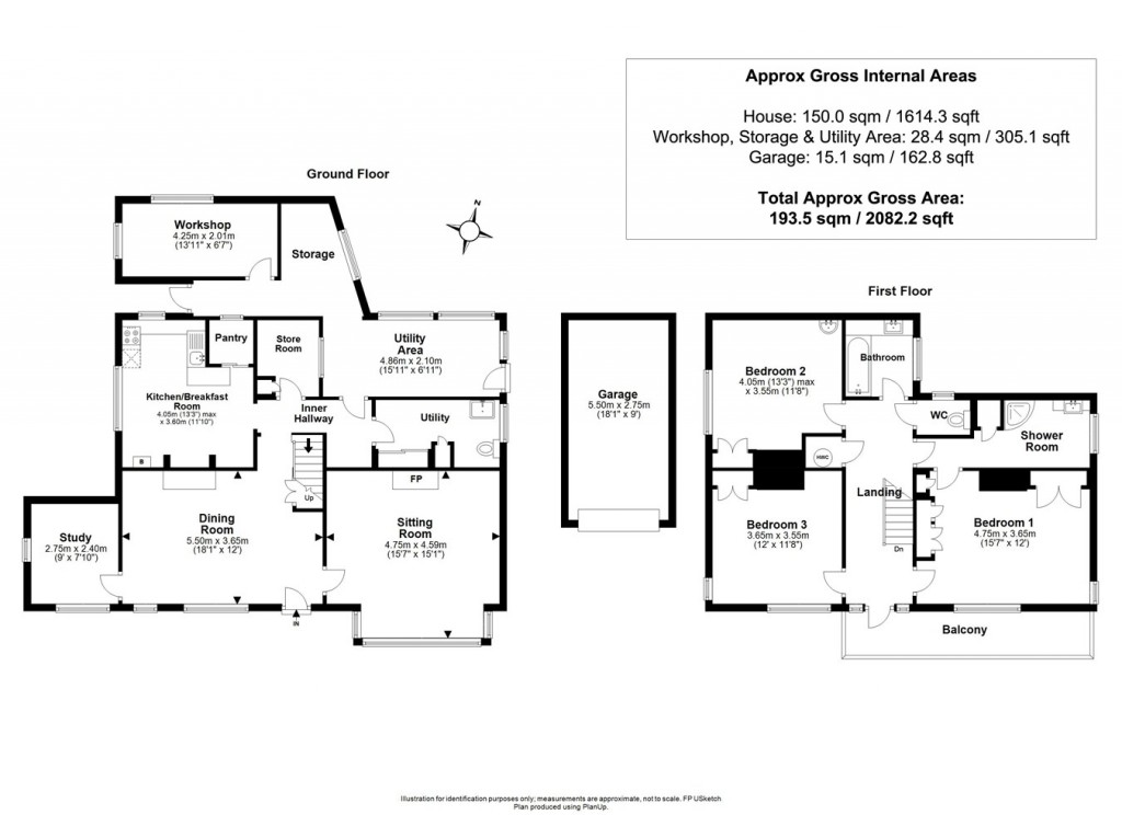 Floorplans For South Baddesley Road, Lymington, SO41