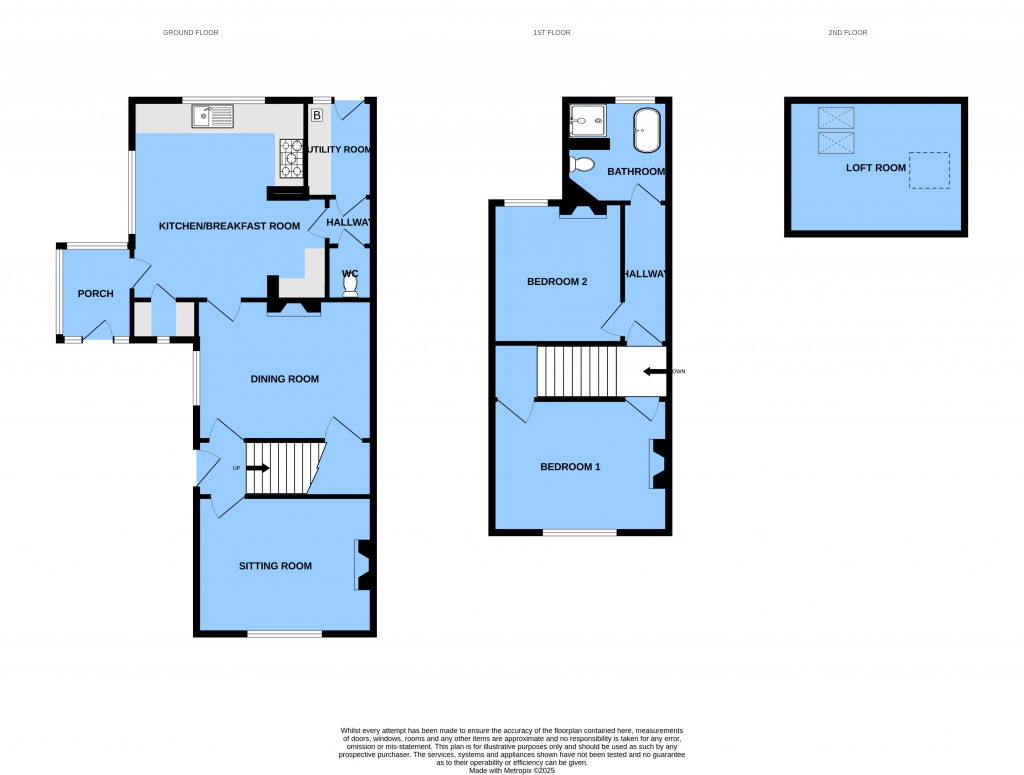 Floorplans For Netherfield Hill, Battle, East Sussex