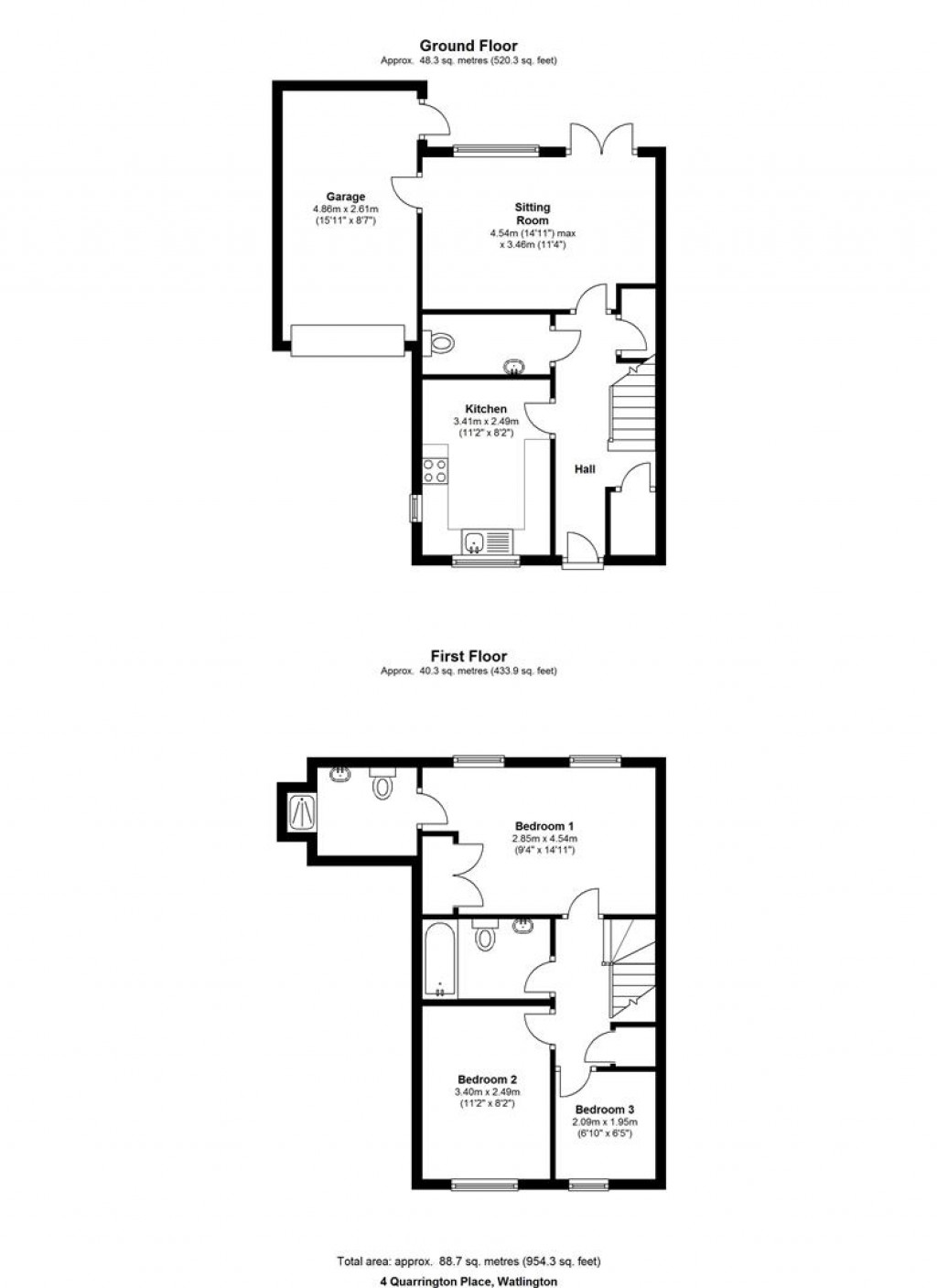 Floorplans For WATLINGTON