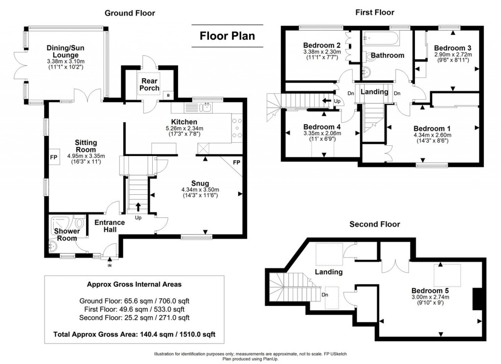 Floorplans For Fathersfield, Brockenhurst, SO42