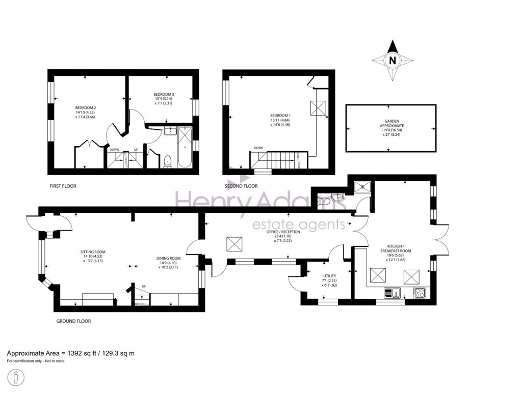 Floorplans For 33 Slipper Road, Hermitage, PO10