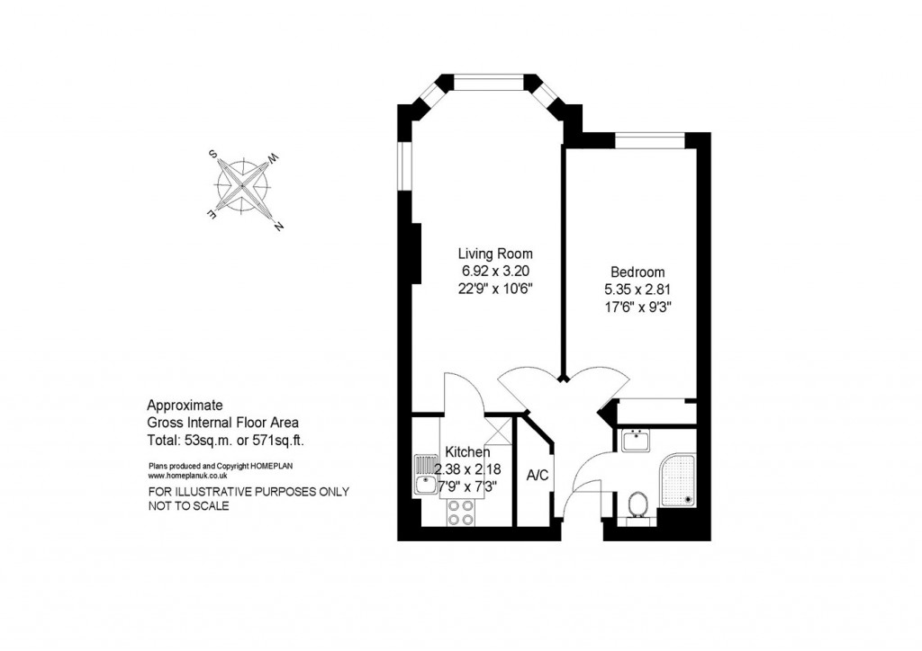 Floorplans For North Close, Lymington, SO41