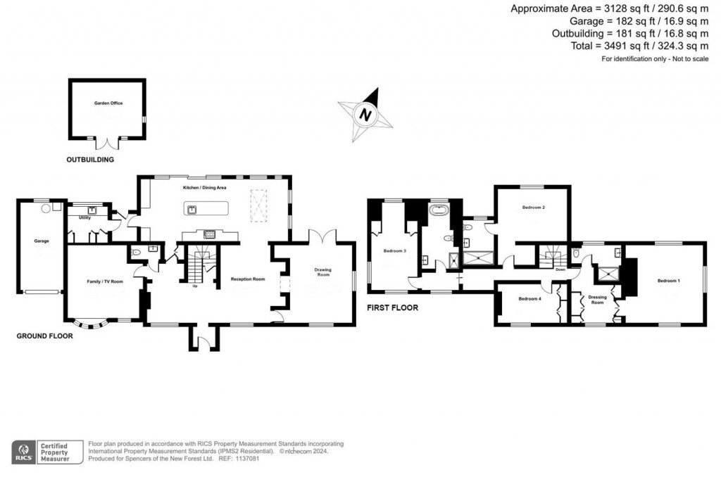 Floorplans For Sandy Down, Boldre, Lymington, SO41