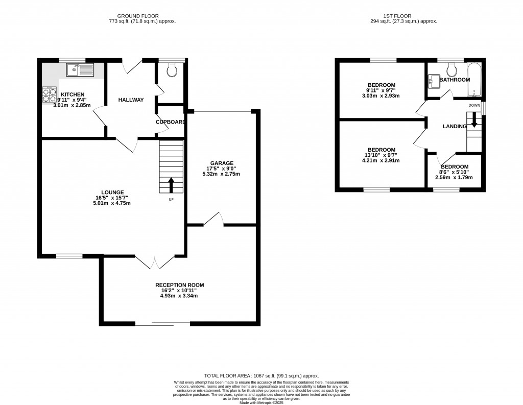 Floorplans For Bushy Coombe Gardens, Glastonbury, Somerset