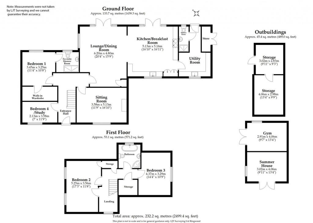 Floorplans For North Ripley, Christchurch, BH23