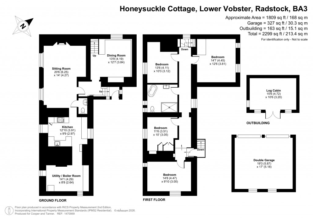 Floorplans For Lower Vobster, Frome, Somerset