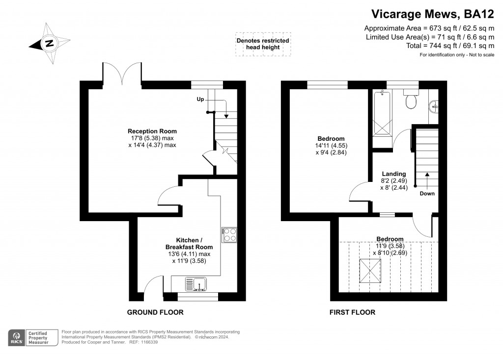 Floorplans For Vicarage Mews, Warminster, Wiltshire