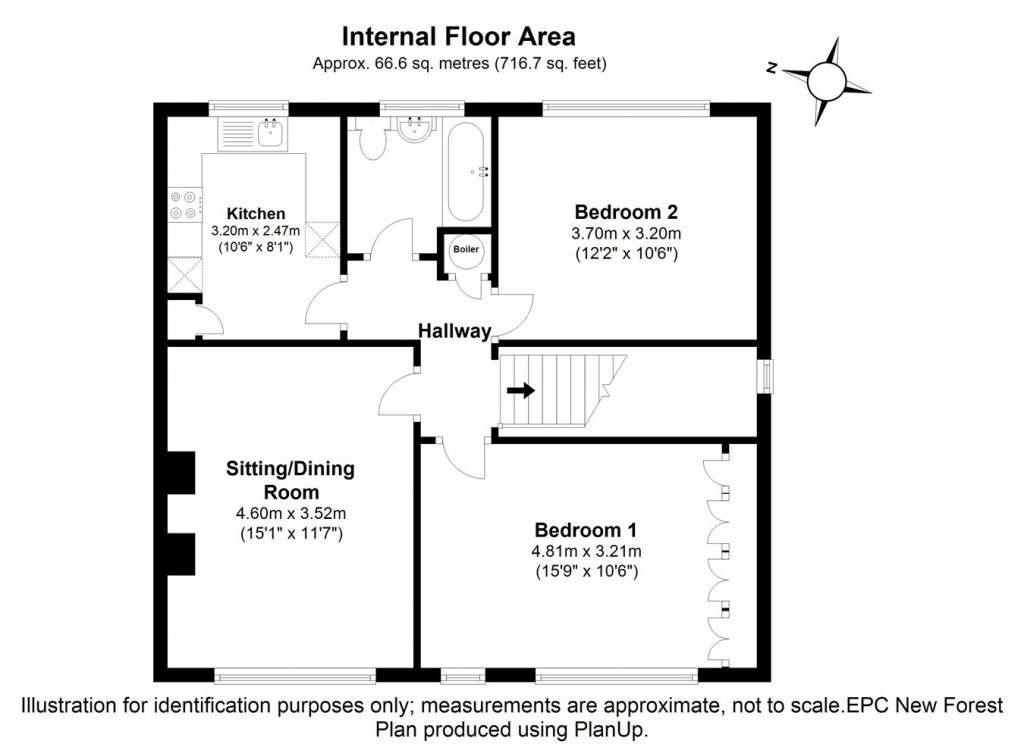 Floorplans For Fibbards Road, Brockenhurst, SO42
