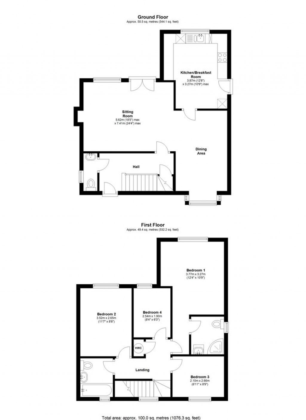 Floorplans For The Meadows, Watlington