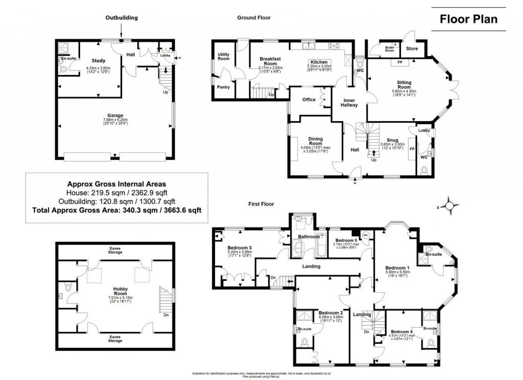 Floorplans For Clay Hill, Lyndhurst, SO43