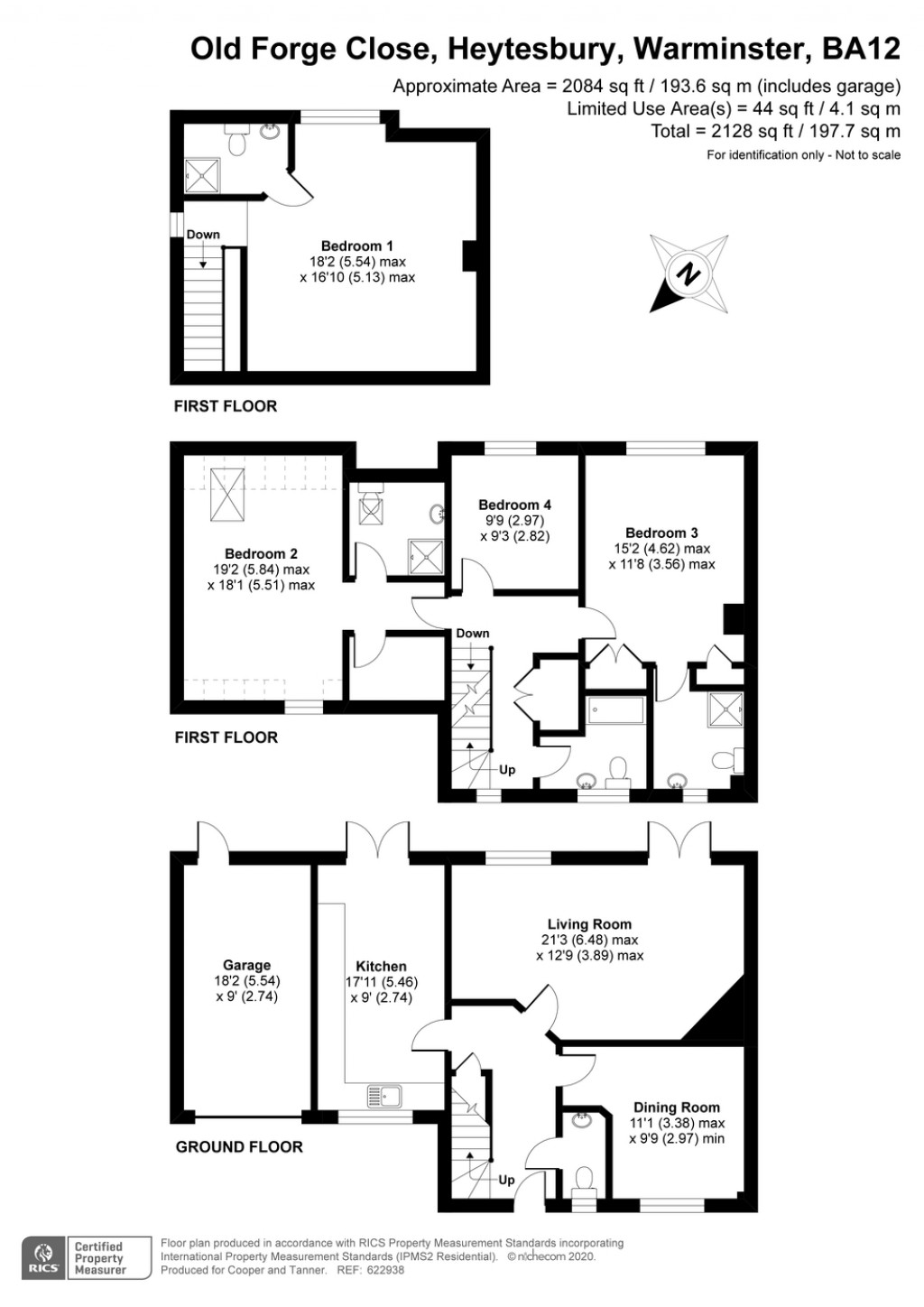 Floorplans For Heytesbury, Wiltshire