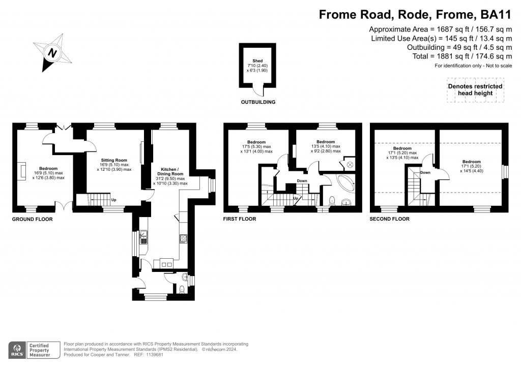 Floorplans For Frome Road, Rode, Somerset