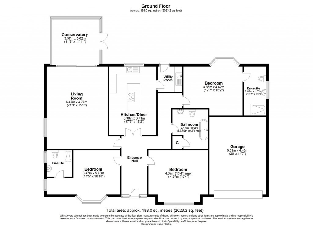 Floorplans For Oaks Drive, St Leonards, Ringwood, BH24