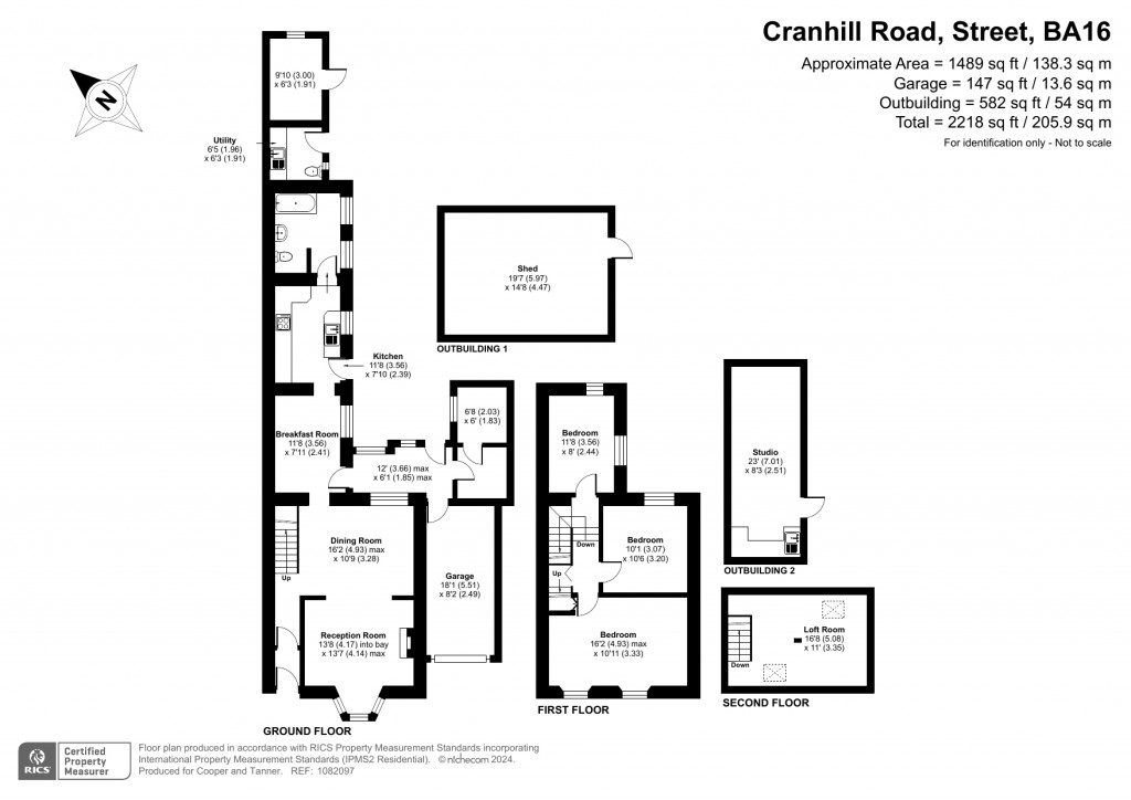 Floorplans For Cranhill Road, Street, Somerset