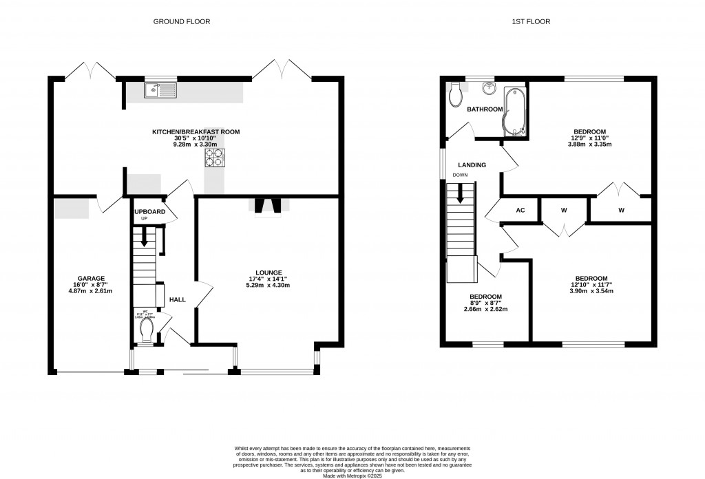 Floorplans For Read Mead, Glastonbury, Somerset