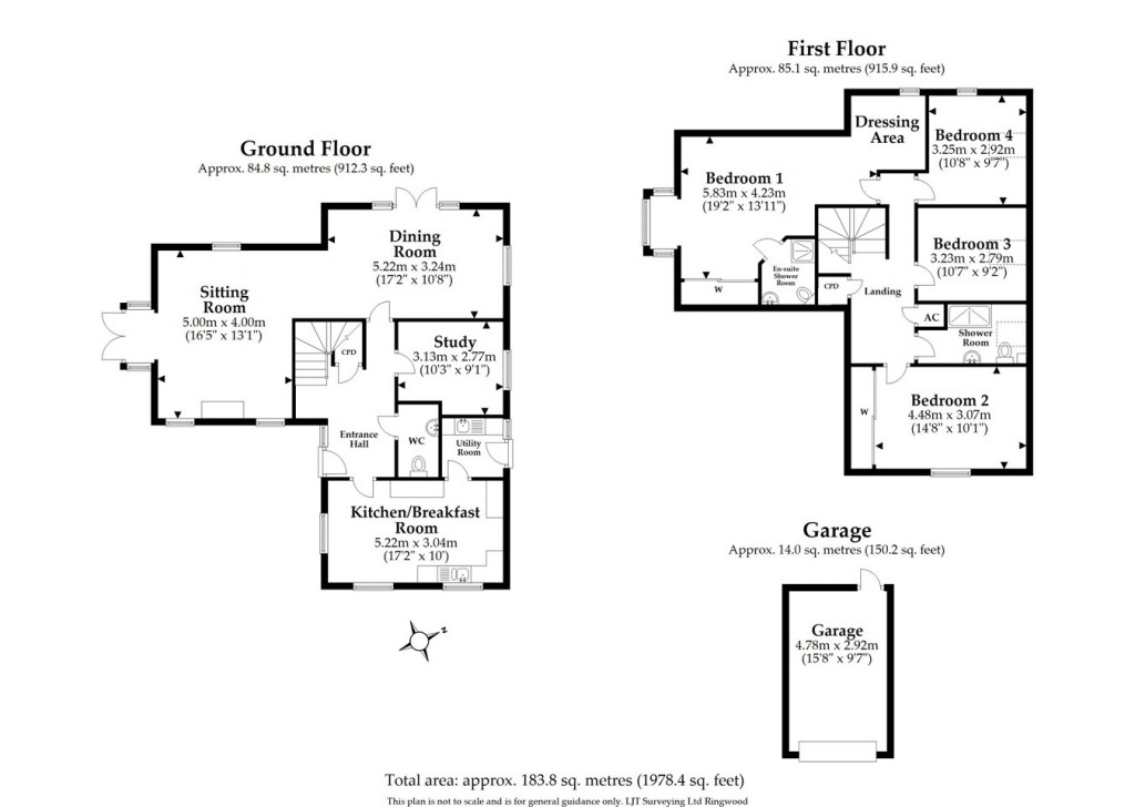 Floorplans For The Bickerley, Ringwood, BH24