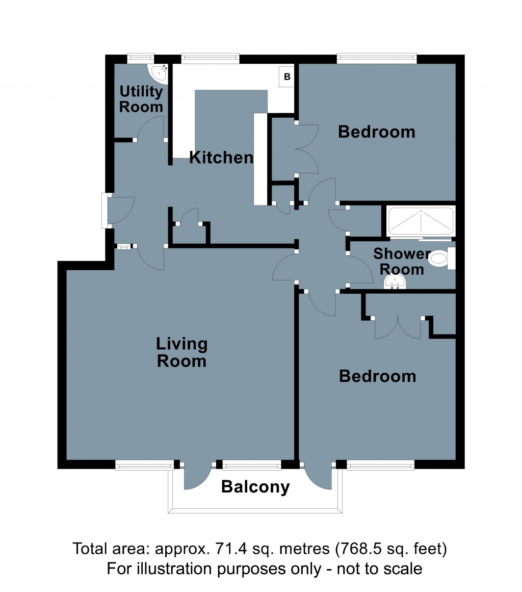 Floorplans For Caldbec Hill, Battle, East Sussex